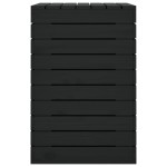 vidaXL Coș de rufe, negru, 88,5x44x66 cm, lemn masiv de pin vidaXL Coș de rufe, negru, 88,5x44x66 cm, lemn masiv de pin