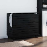vidaXL Coș de rufe, 88,5x44x76 cm, lemn masiv de pin vidaXL Coș de rufe, 88,5x44x76 cm, lemn masiv de pin
