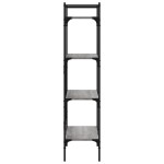 vidaXL Bibliotecă cu 4 niveluri, gri sonoma, 56x31,5x138,5 cm, lemn vidaXL Bibliotecă cu 4 niveluri, gri sonoma, 56x31,5x138,5 cm, lemn