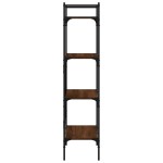 vidaXL Bibliotecă cu 4 niveluri, stejar maro, 56x31,5x138,5 cm, lemn vidaXL Bibliotecă cu 4 niveluri, stejar maro, 56x31,5x138,5 cm, lemn