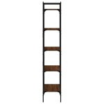 vidaXL Bibliotecă cu 5 niveluri, stejar maro, 56x31,5x174 cm, lemn vidaXL Bibliotecă cu 5 niveluri, stejar maro, 56x31,5x174 cm, lemn