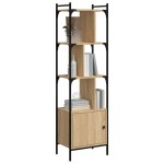 vidaXL Bibliotecă cu ușă stejar sonoma 44,5x30x154,5 cm lemn compozit
