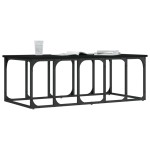vidaXL Măsuță de cafea, negru, 100x50x35,5 cm, lemn compozit vidaXL Măsuță de cafea, negru, 100x50x35,5 cm, lemn compozit