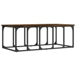 vidaXL Măsuță de cafea, stejar fumuriu, 100x50x35,5 cm, lemn compozit vidaXL Măsuță de cafea, stejar fumuriu, 100x50x35,5 cm, lemn compozit