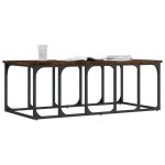 vidaXL Măsuță de cafea, stejar fumuriu, 100x50x35,5 cm, lemn compozit vidaXL Măsuță de cafea, stejar fumuriu, 100x50x35,5 cm, lemn compozit