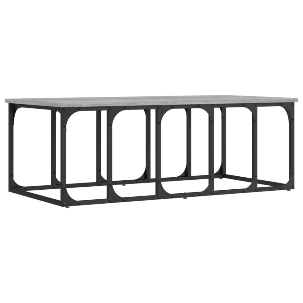 vidaXL Măsuță de cafea, gri sonoma, 100x50x35,5 cm, lemn prelucrat