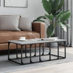 vidaXL Măsuță de cafea, gri sonoma, 100x50x35,5 cm, lemn prelucrat