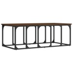 vidaXL Măsuță de cafea, stejar maro, 100x50x35,5 cm, lemn prelucrat vidaXL Măsuță de cafea, stejar maro, 100x50x35,5 cm, lemn prelucrat