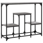 vidaXL Măsuță consolă, gri sonoma, 89,5x28x76 cm, lemn prelucrat vidaXL Măsuță consolă, gri sonoma, 89,5x28x76 cm, lemn prelucrat