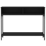 vidaXL Măsuță consolă, negru, 100x30,5x75 cm, lemn compozit vidaXL Măsuță consolă, negru, 100x30,5x75 cm, lemn compozit