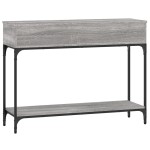 vidaXL Măsuță consolă, gri sonoma, 100x30,5x75 cm, lemn prelucrat vidaXL Măsuță consolă, gri sonoma, 100x30,5x75 cm, lemn prelucrat