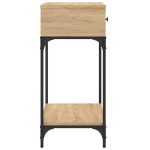vidaXL Masă consolă, stejar sonoma, 75x34,5x75 cm, lemn prelucrat vidaXL Masă consolă, stejar sonoma, 75x34,5x75 cm, lemn prelucrat