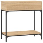 vidaXL Masă consolă, stejar sonoma, 75x34,5x75 cm, lemn prelucrat vidaXL Masă consolă, stejar sonoma, 75x34,5x75 cm, lemn prelucrat