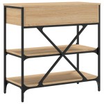 vidaXL Masă consolă, stejar sonoma, 75x34,5x75 cm, lemn prelucrat vidaXL Masă consolă, stejar sonoma, 75x34,5x75 cm, lemn prelucrat