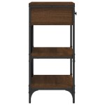 vidaXL Masă consolă, stejar maro, 75x34,5x75 cm, lemn prelucrat