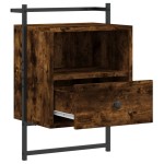 vidaXL Noptieră de perete, stejar sonoma, 40x30x61 cm, lemn prelucrat vidaXL Noptieră de perete, stejar sonoma, 40x30x61 cm, lemn prelucrat