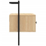 vidaXL Dulap TV montat pe perete, stejar sonoma, 60,5x30x51 cm, lemn