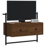 vidaXL Dulap TV montat pe perete, stejar maro, 60,5x30x51 cm, lemn