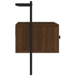 vidaXL Dulap TV montat pe perete, stejar maro, 60,5x30x51 cm, lemn