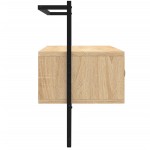 vidaXL Dulap TV montat pe perete, stejar sonoma, 100,5x30x51 cm, lemn