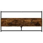 vidaXL Dulap TV montat pe perete, stejar fumuriu, 100,5x30x51 cm, lemn