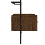 vidaXL Dulap TV montat pe perete, stejar maro, 100,5x30x51 cm, lemn