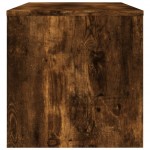 vidaXL Comodă TV, stejar fumuriu, 120x34x37 cm, lemn compozit vidaXL Comodă TV, stejar fumuriu, 120x34x37 cm, lemn compozit