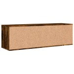 vidaXL Comodă TV, stejar fumuriu, 120x34x37 cm, lemn compozit vidaXL Comodă TV, stejar fumuriu, 120x34x37 cm, lemn compozit