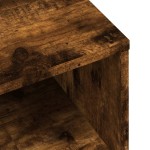 vidaXL Comodă TV, stejar fumuriu, 120x34x37 cm, lemn compozit vidaXL Comodă TV, stejar fumuriu, 120x34x37 cm, lemn compozit