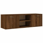 vidaXL Comodă TV, stejar maro, 120x34x37 cm, lemn prelucrat
