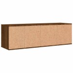 vidaXL Comodă TV, stejar maro, 120x34x37 cm, lemn prelucrat