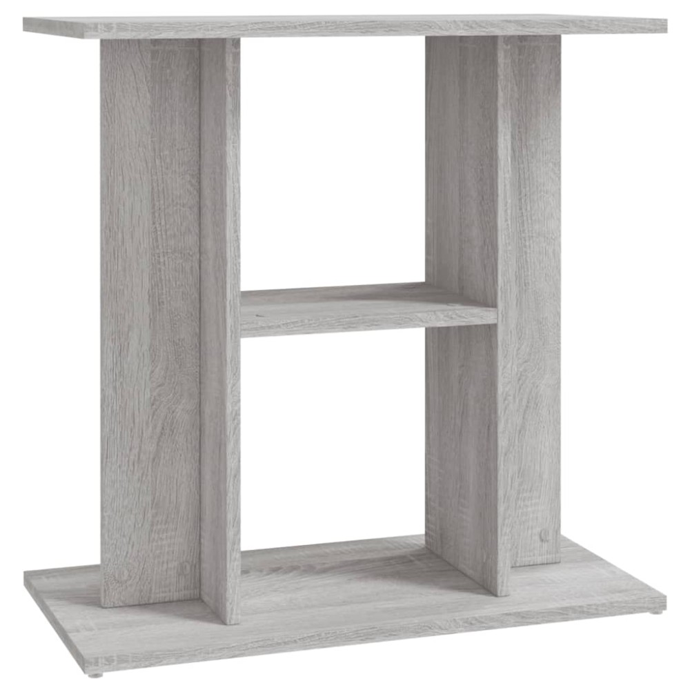 vidaXL Suport acvariu, gri sonoma, 60x30x60 cm, lemn prelucrat