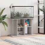 vidaXL Suport acvariu, gri sonoma, 100x40x60 cm, lemn prelucrat vidaXL Suport acvariu, gri sonoma, 100x40x60 cm, lemn prelucrat