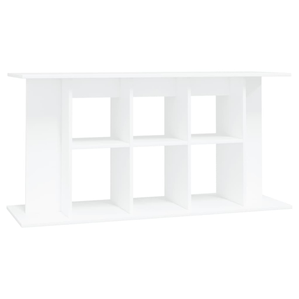 vidaXL Suport pentru acvariu, alb, 120x40x60 cm, lemn prelucrat