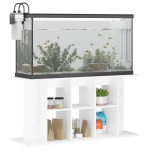 vidaXL Suport pentru acvariu, alb, 120x40x60 cm, lemn prelucrat vidaXL Suport pentru acvariu, alb, 120x40x60 cm, lemn prelucrat