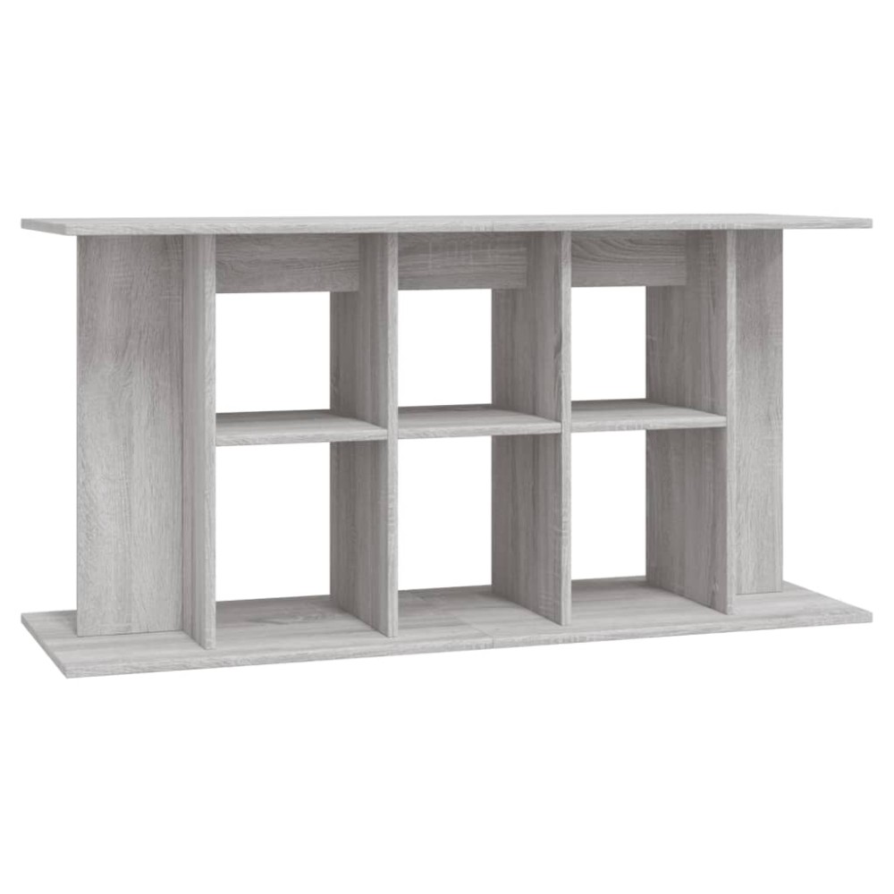 vidaXL Suport acvariu, gri sonoma, 120x40x60 cm, lemn prelucrat