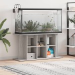 vidaXL Suport acvariu, gri sonoma, 120x40x60 cm, lemn prelucrat vidaXL Suport acvariu, gri sonoma, 120x40x60 cm, lemn prelucrat