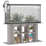 vidaXL Suport acvariu, gri sonoma, 120x40x60 cm, lemn prelucrat vidaXL Suport acvariu, gri sonoma, 120x40x60 cm, lemn prelucrat