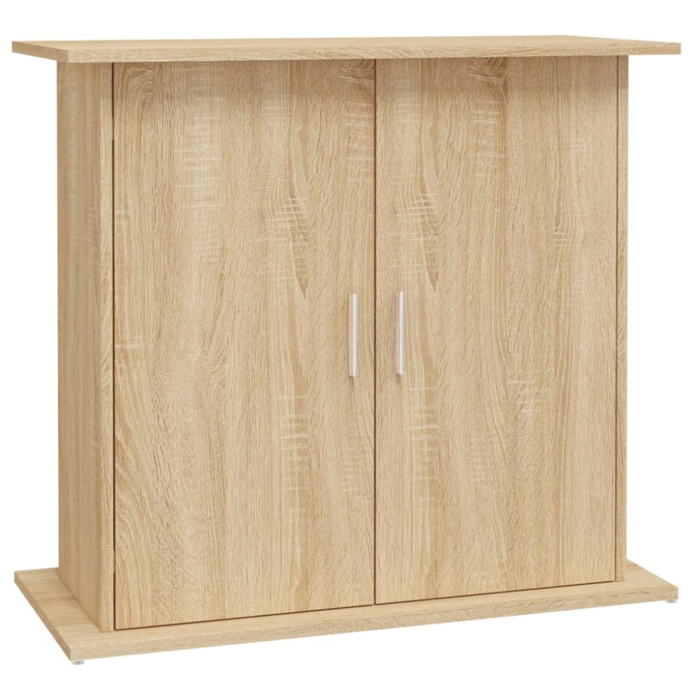 vidaXL Suport acvariu, stejar sonoma, 81x36x73 cm, lemn prelucrat