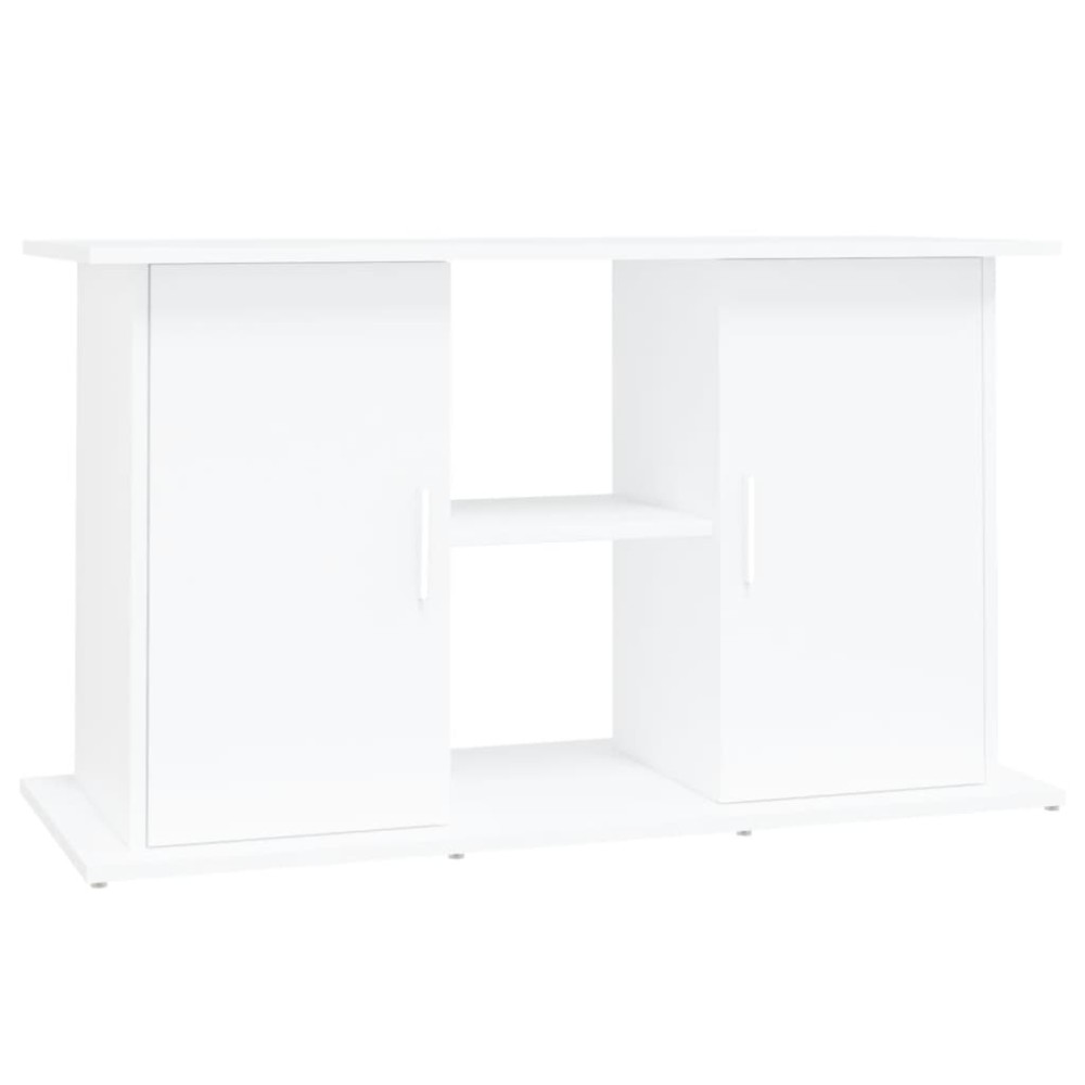 vidaXL Suport pentru acvariu, alb, 101x41x58 cm, lemn prelucrat