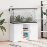 vidaXL Suport pentru acvariu, alb, 101x41x58 cm, lemn prelucrat vidaXL Suport pentru acvariu, alb, 101x41x58 cm, lemn prelucrat