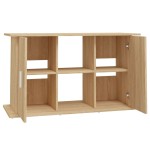 vidaXL Suport acvariu, stejar sonoma, 101x41x58 cm, lemn prelucrat vidaXL Suport acvariu, stejar sonoma, 101x41x58 cm, lemn prelucrat
