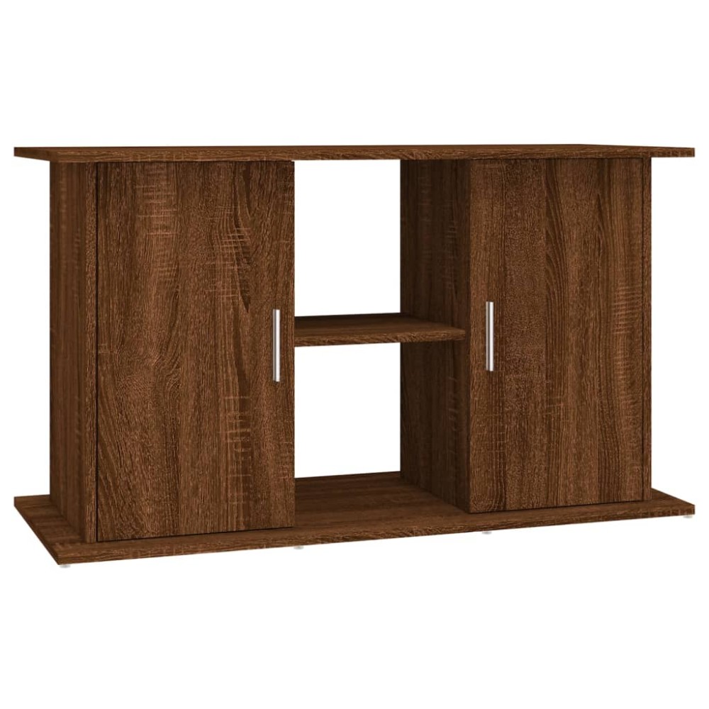 vidaXL Suport acvariu, stejar maro, 101x41x58 cm, lemn prelucrat
