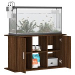 vidaXL Suport acvariu, stejar maro, 101x41x58 cm, lemn prelucrat vidaXL Suport acvariu, stejar maro, 101x41x58 cm, lemn prelucrat