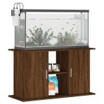 vidaXL Suport acvariu, stejar maro, 101x41x58 cm, lemn prelucrat vidaXL Suport acvariu, stejar maro, 101x41x58 cm, lemn prelucrat