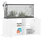 vidaXL Suport pentru acvariu, alb, 121x41x58 cm, lemn prelucrat vidaXL Suport pentru acvariu, alb, 121x41x58 cm, lemn prelucrat