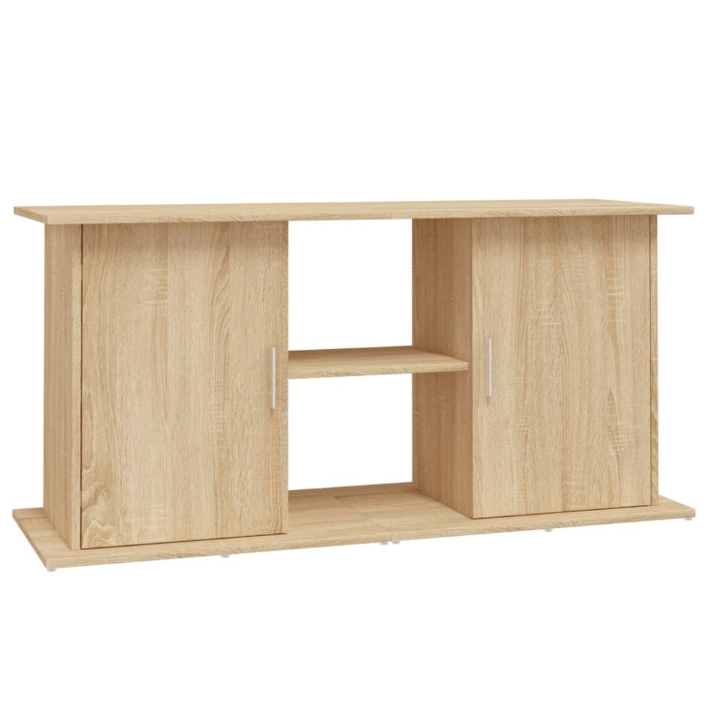 vidaXL Suport acvariu, stejar sonoma, 121x41x58 cm, lemn prelucrat