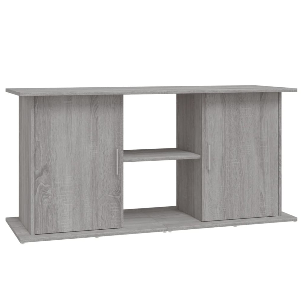 vidaXL Suport acvariu, gri sonoma, 121x41x58 cm, lemn prelucrat