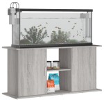 vidaXL Suport acvariu, gri sonoma, 121x41x58 cm, lemn prelucrat vidaXL Suport acvariu, gri sonoma, 121x41x58 cm, lemn prelucrat