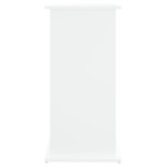 vidaXL Suport pentru acvariu, alb, 81x36x73 cm, lemn prelucrat